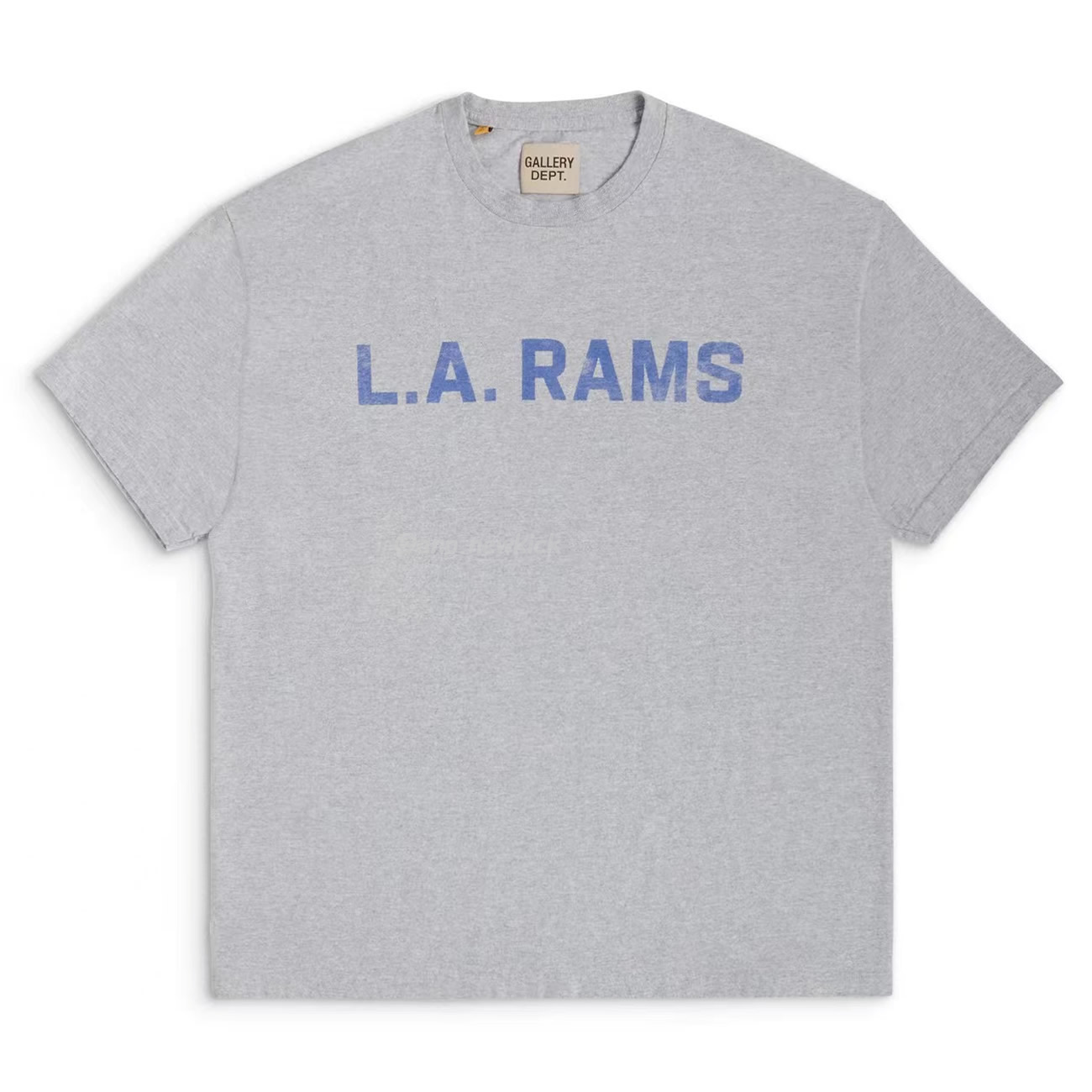 Gallery Dept X La Rams Color Block Tee Rams Co Branded Old Print Contrast Short Sleeve T Shirt (5) - newkick.vip